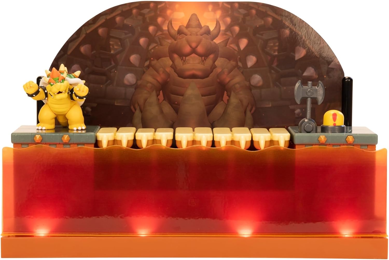 Buy Nintendo Deluxe Bowser Battle Playset (Sold Separately Subject To Availability) | Yallatoys.com