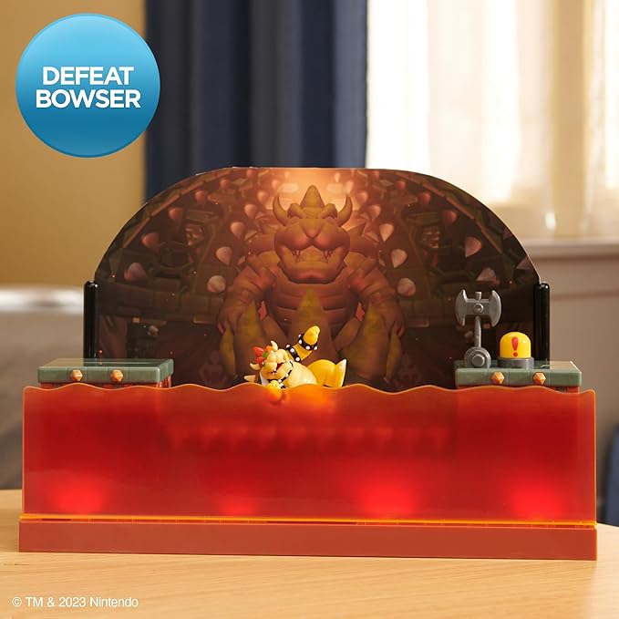 Buy Nintendo Deluxe Bowser Battle Playset (Sold Separately Subject To Availability) | Yallatoys.com