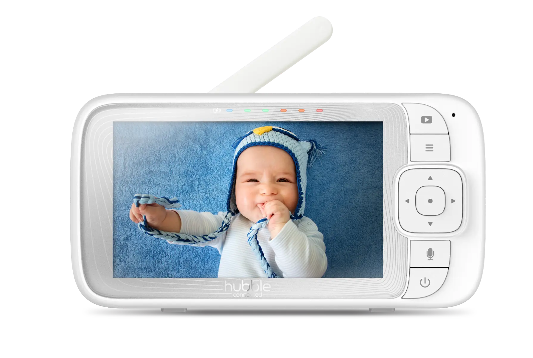 Hubble 5" Smart Hd Baby Monitor With Night Light  Motorized Pan & Tilt  Digital Zoom Hubble Yallatoys