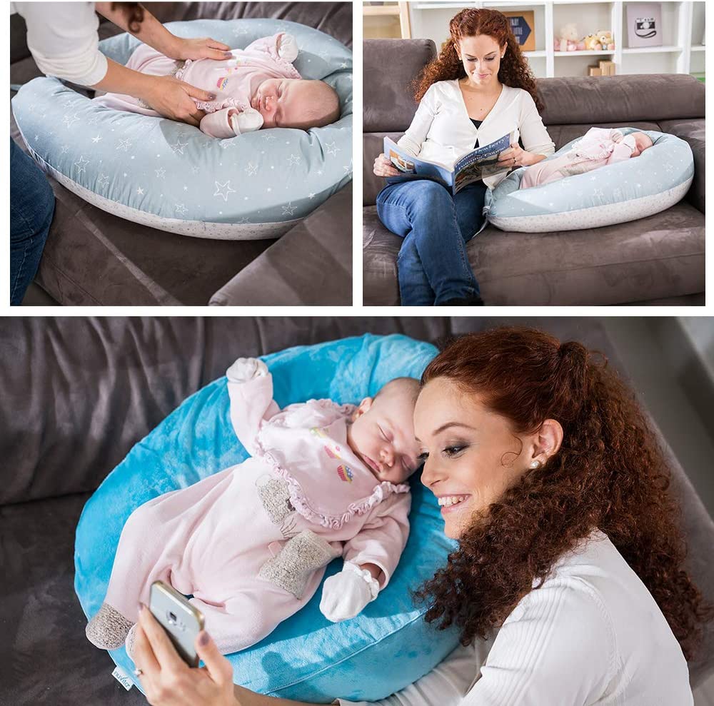 Nuvita Dreamwizard 12 In 1 Pregnancy And Nursing Pillow With Back Support  7100 Gray Star Nuvita Yallatoys