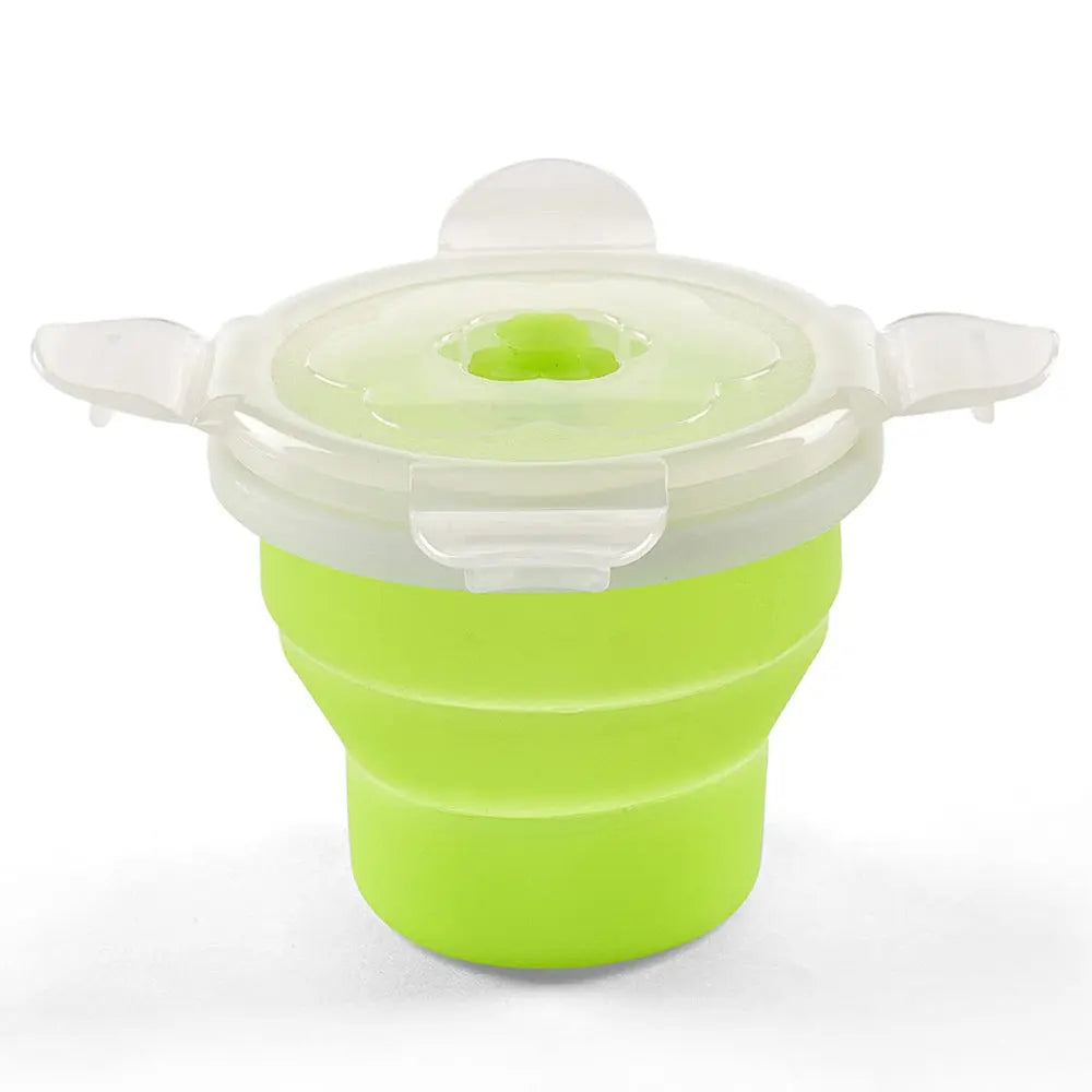 Nuvita Silicone Collapsable Container 230Ml. Green Nuvita Yallatoys