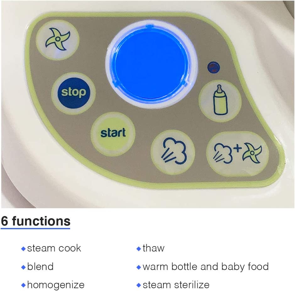 Nuvita Pappasana Vapor Combo 6 In 1. Food Processor  Steam Bottle Warmer  Sterilizer Nuvita Yallatoys