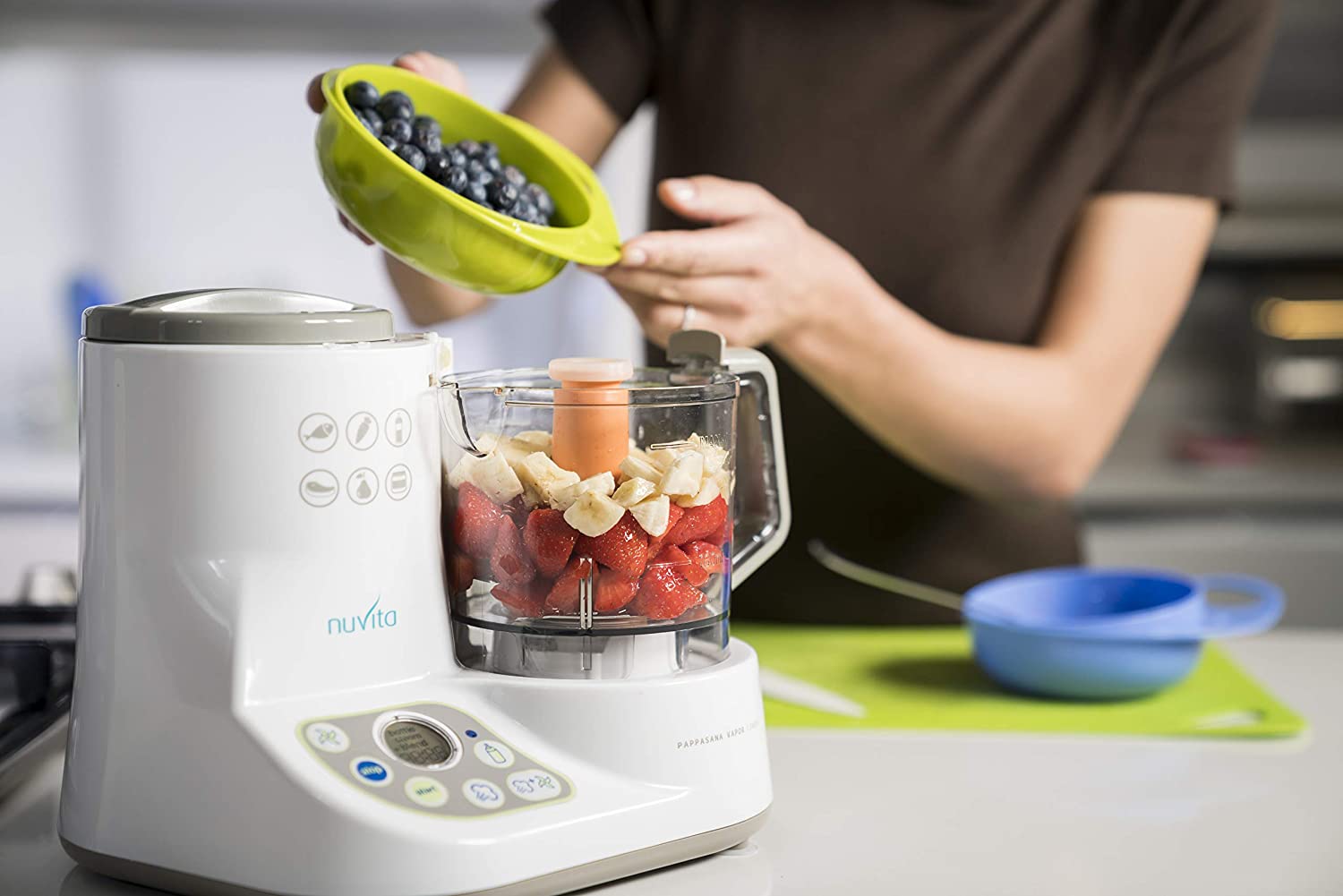 Nuvita Pappasana Vapor Combo 6 In 1. Food Processor  Steam Bottle Warmer  Sterilizer Nuvita Yallatoys