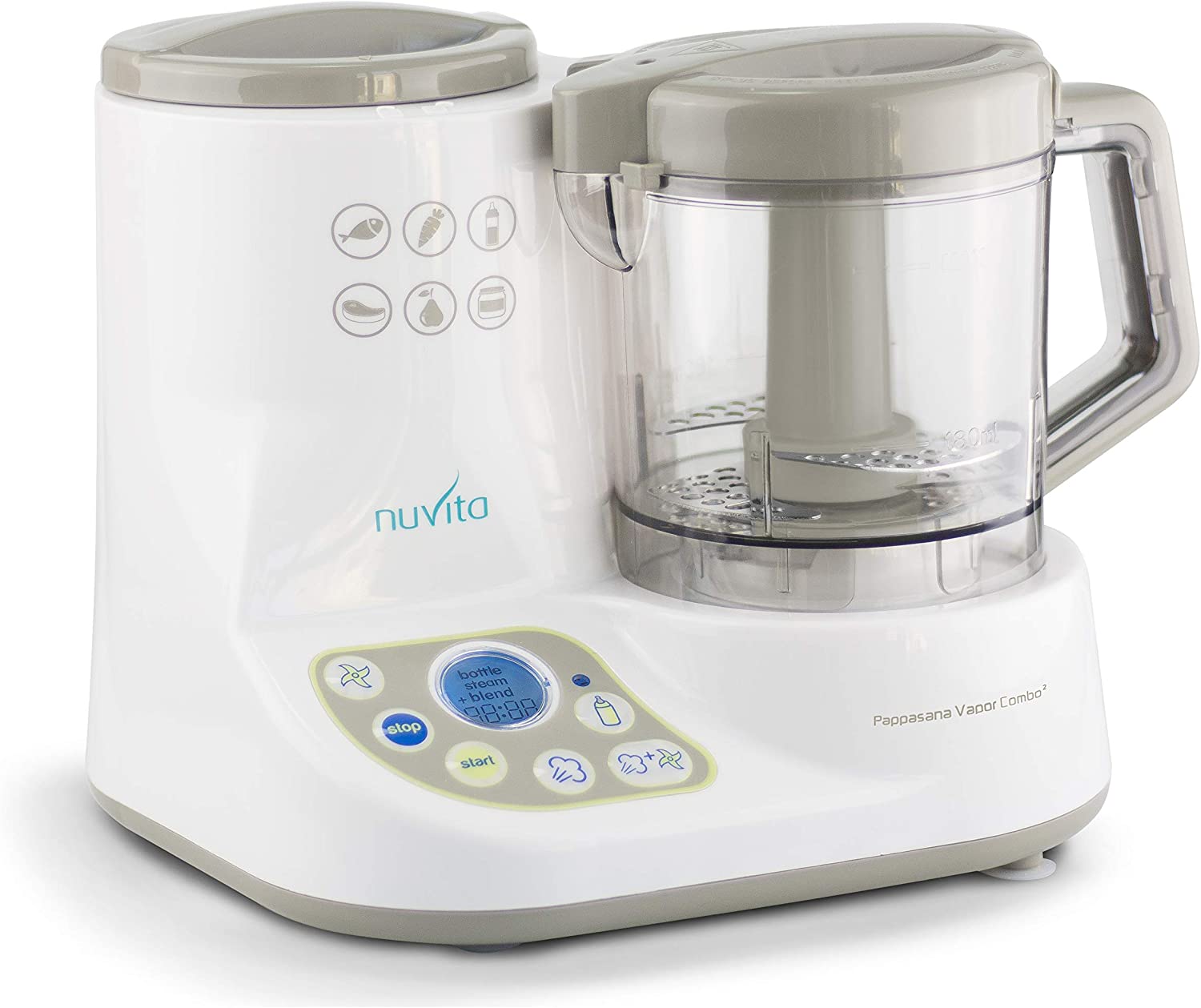 Nuvita Pappasana Vapor Combo 6 In 1. Food Processor  Steam Bottle Warmer  Sterilizer Nuvita Yallatoys