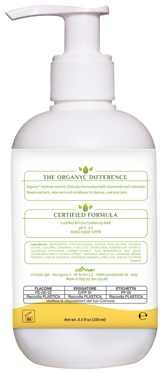 Organyc Intimate Wash With Chamomile Organyc Yallatoys