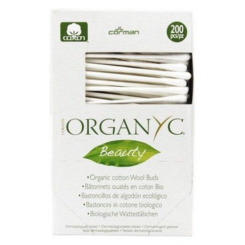 Organyc 100% Organic Cotton Swabs With Biodegradable Packaging 200Pcs Organyc Yallatoys