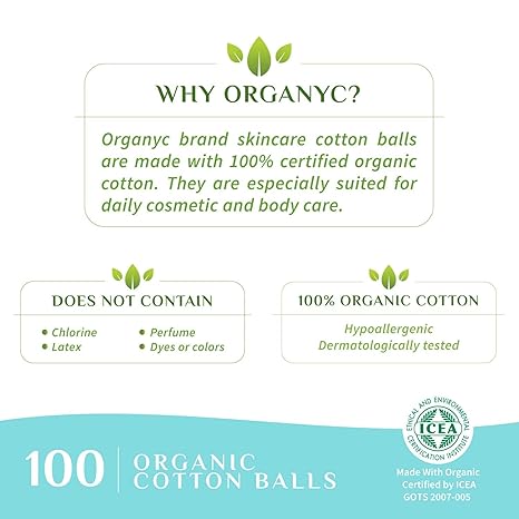Organyc 100 Percent Organic Cotton Squares 60pcs Organyc Yallatoys