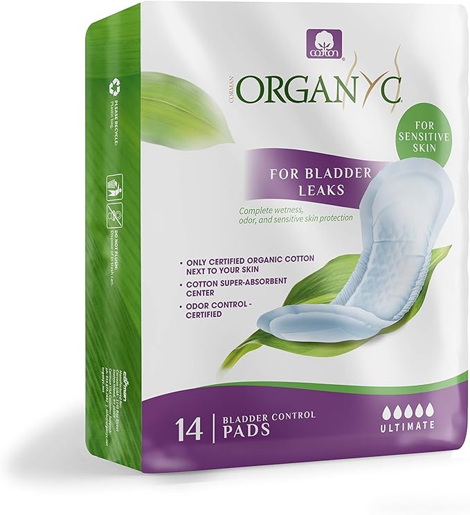 Organyc Light Incontinence Maximum Pads Usa Size Organyc Yallatoys