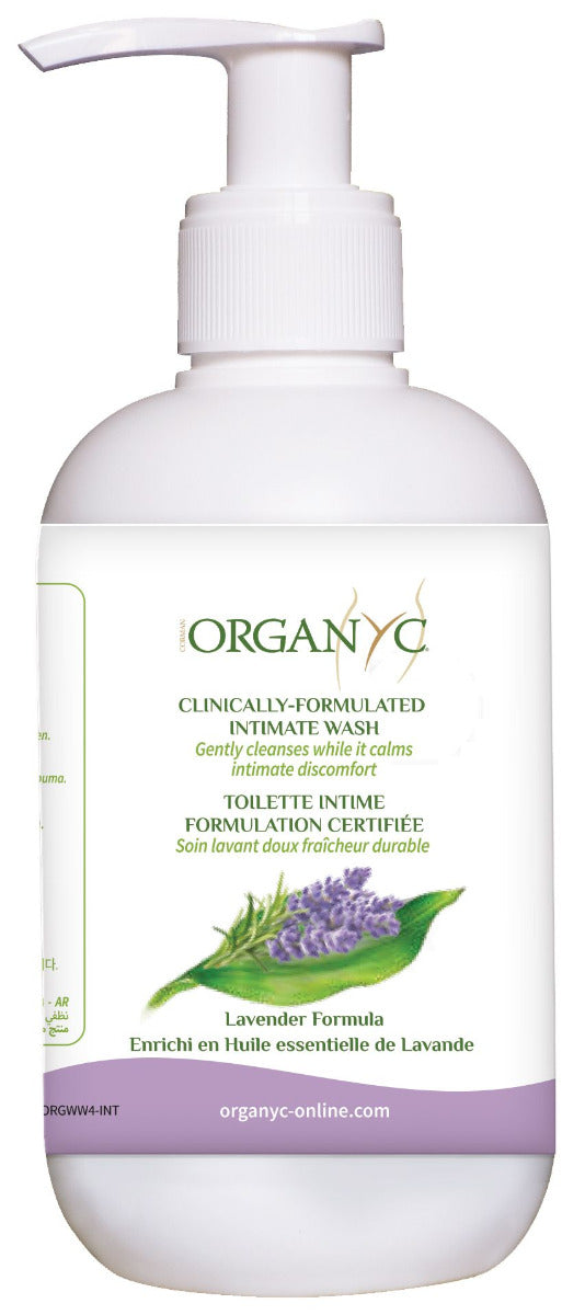 Organyc Intimate Wash With Lavender 250ml Organyc Yallatoys
