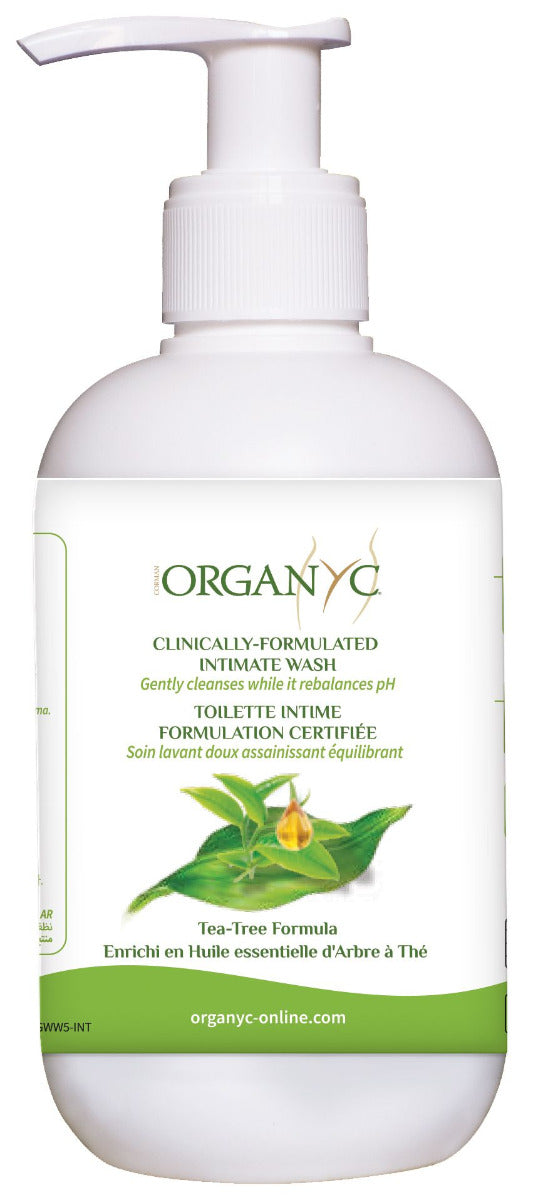 Organyc Intimate Wash With Tea Tree 250ml Organyc Yallatoys