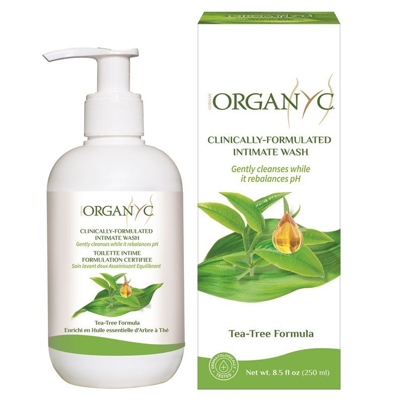Organyc Intimate Wash With Tea Tree 250ml Organyc Yallatoys