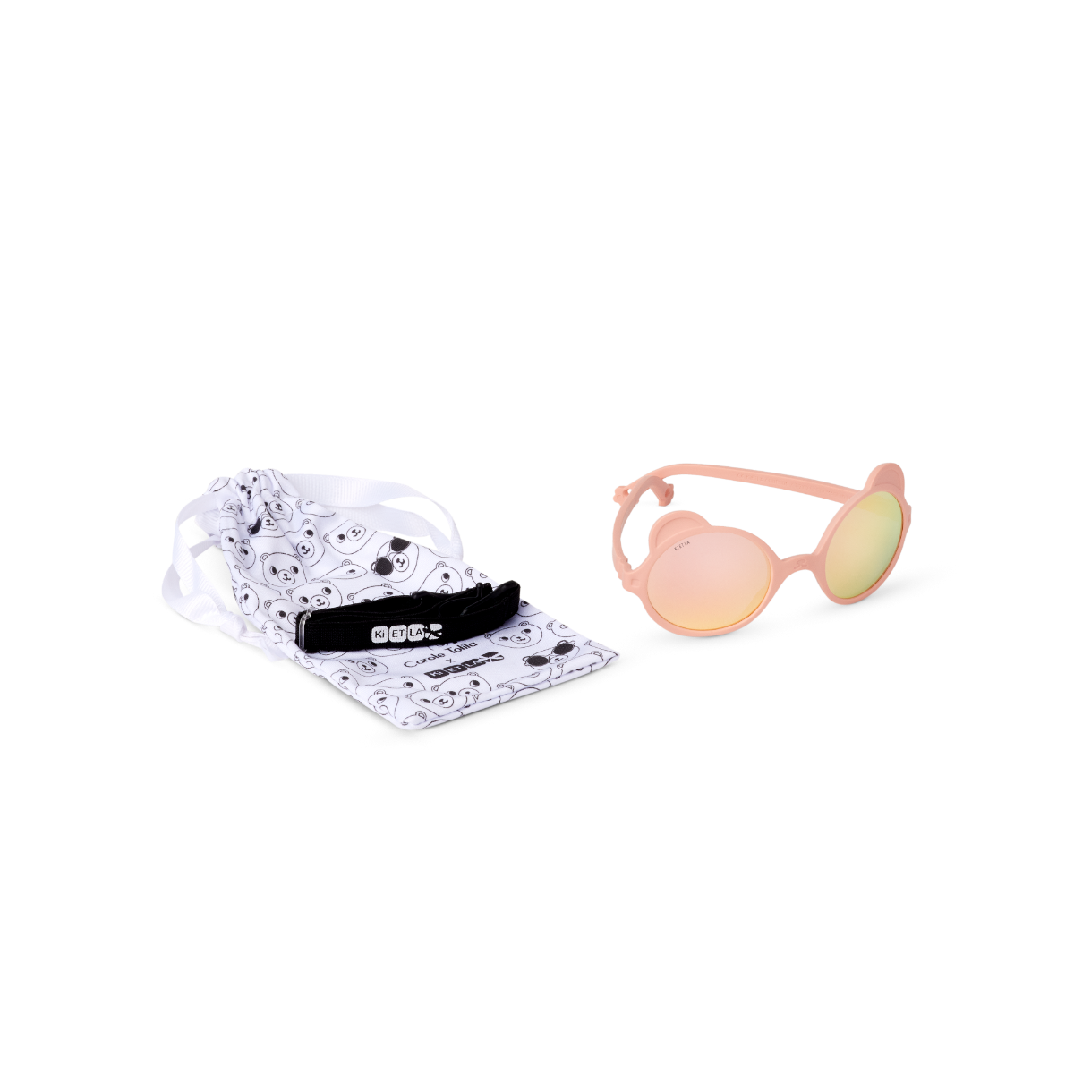 Buy Ki Et La Ourson Sunglasses Peach 1-2 years | Yallatoys.com