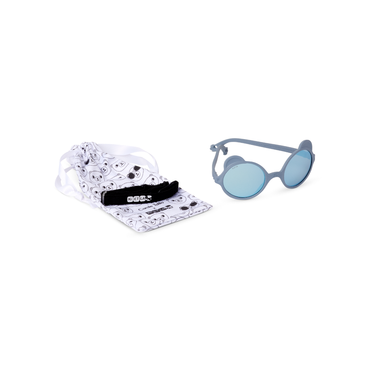 Buy Ki Et La Ourson Sunglasses Sun Silver 1-2 years | Yallatoys.com