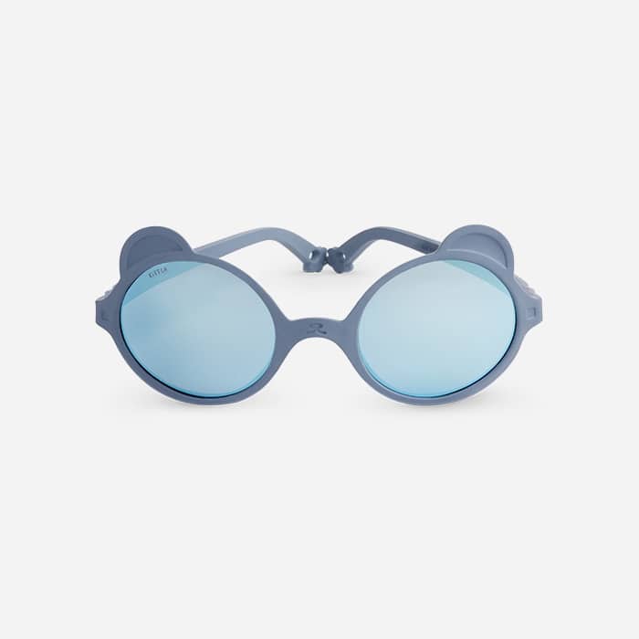 Buy Ki Et La Ourson Sunglasses Silver Blue 2-4 years | Yallatoys.com