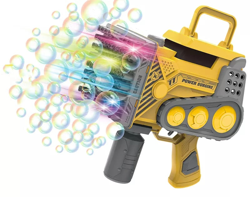Buy Bubble Gun Engineering Car 80Holes Automatic Gun with light Rechargeable | Yallatoys.com