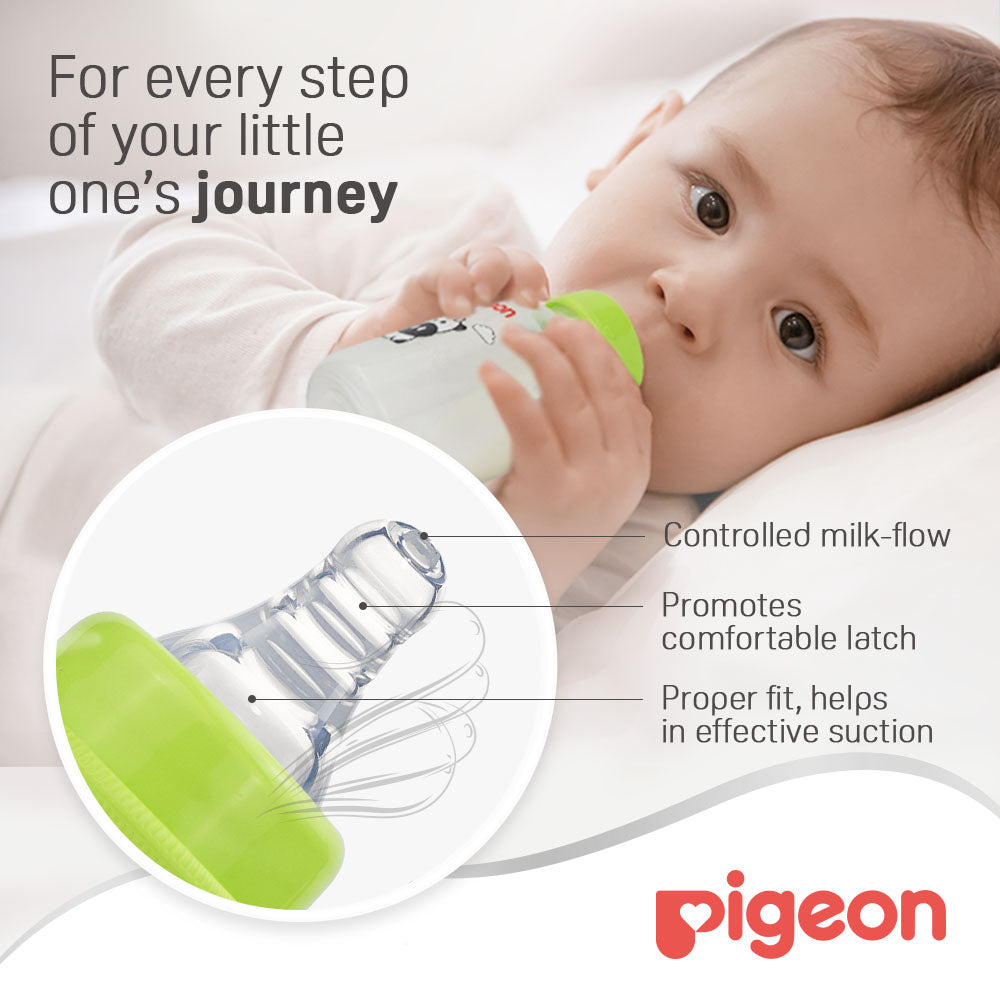Pigeon Plastic Bottle Sn 120 Ml Animals Pigeon Yallatoys