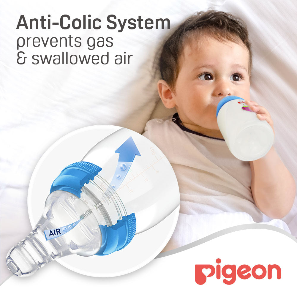 Pigeon Plastic Bottle  Sn 120 Ml Fruits Pigeon Yallatoys
