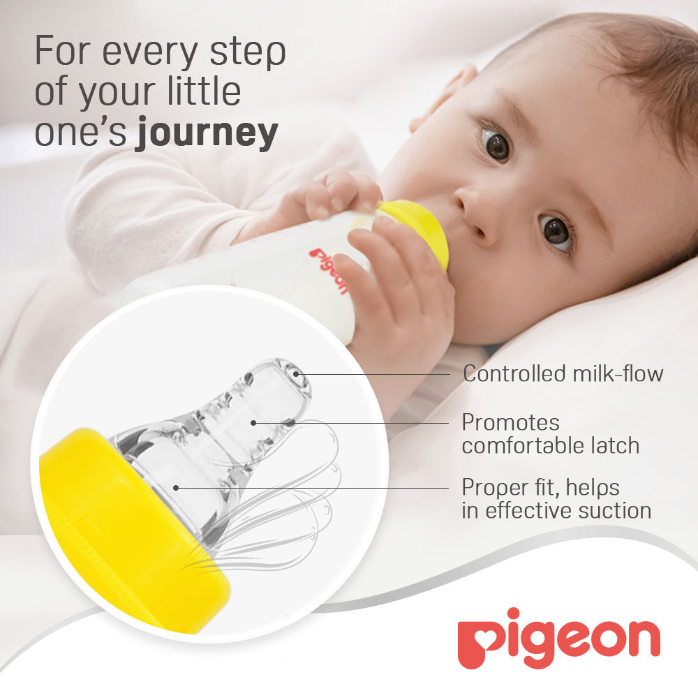 Pigeon Plastic Bottle Sn White 200 Ml Pigeon Yallatoys