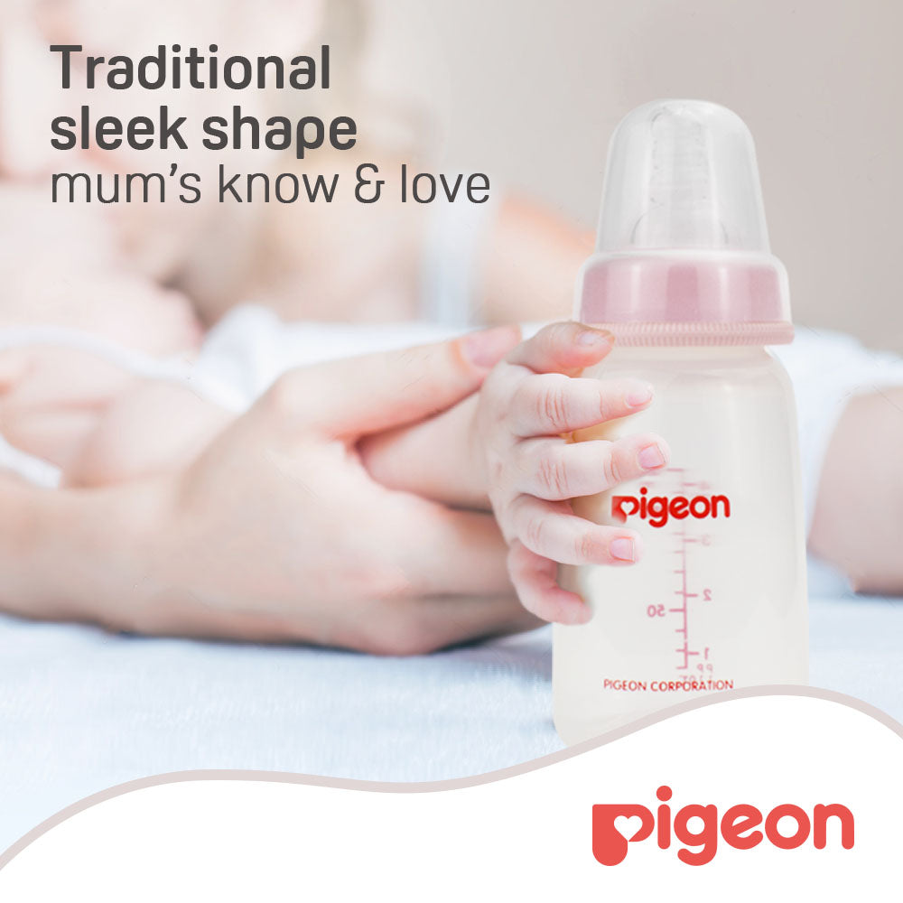 Pigeon Plastic Bottle Sn Clear 120 Ml Pigeon Yallatoys