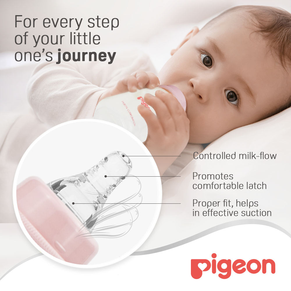 Pigeon Plastic Bottle Sn Clear 120 Ml Pigeon Yallatoys