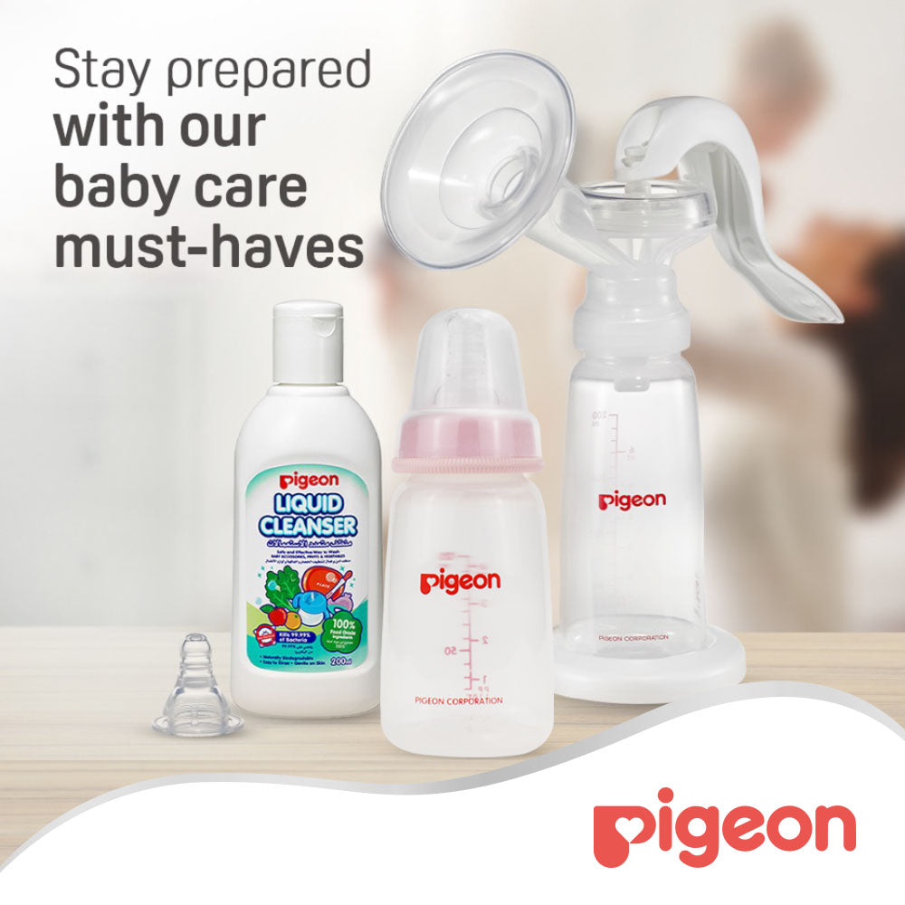 Pigeon Plastic Bottle Sn Clear 120 Ml Pigeon Yallatoys