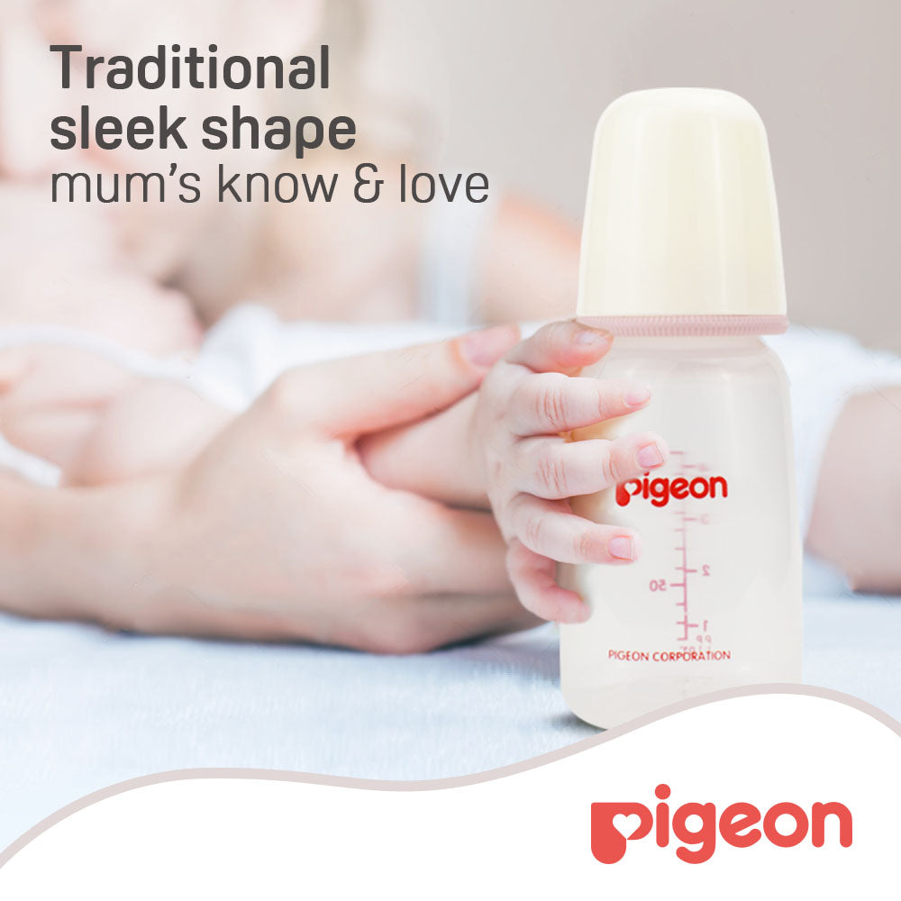 Pigeon Plastic Bottle Sn White 120 Ml Pigeon Yallatoys