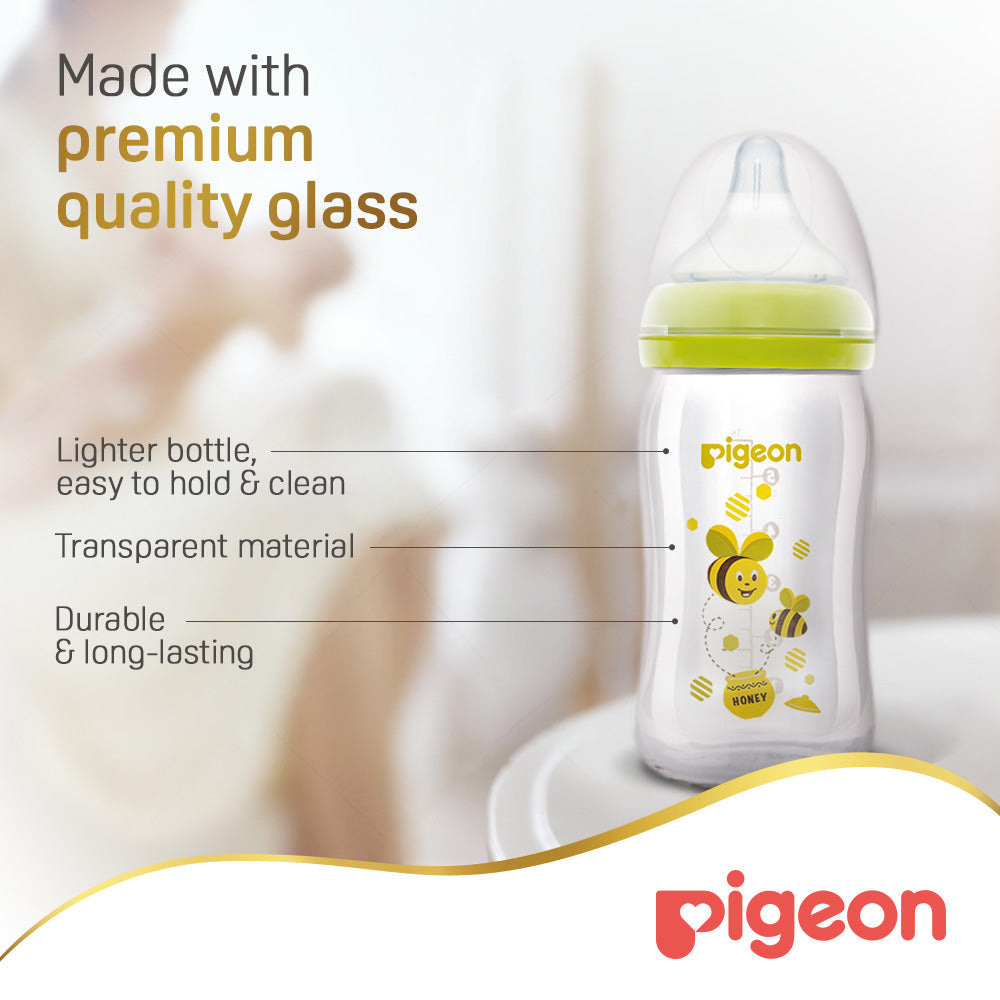 Pigeon Glass Bottle Wn Design  160 Ml Pigeon Yallatoys