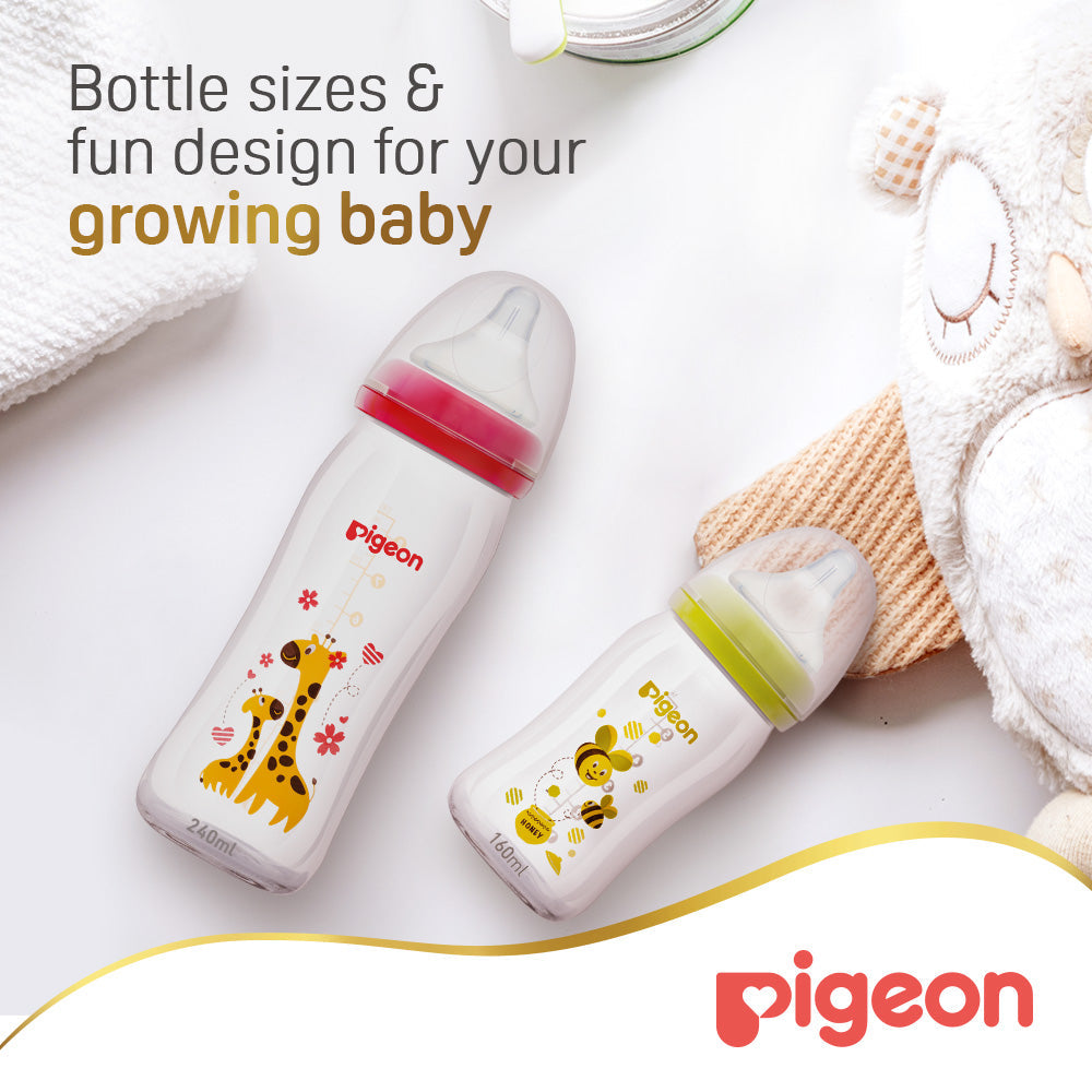 Pigeon Glass Bottle Wn Design  160 Ml Pigeon Yallatoys