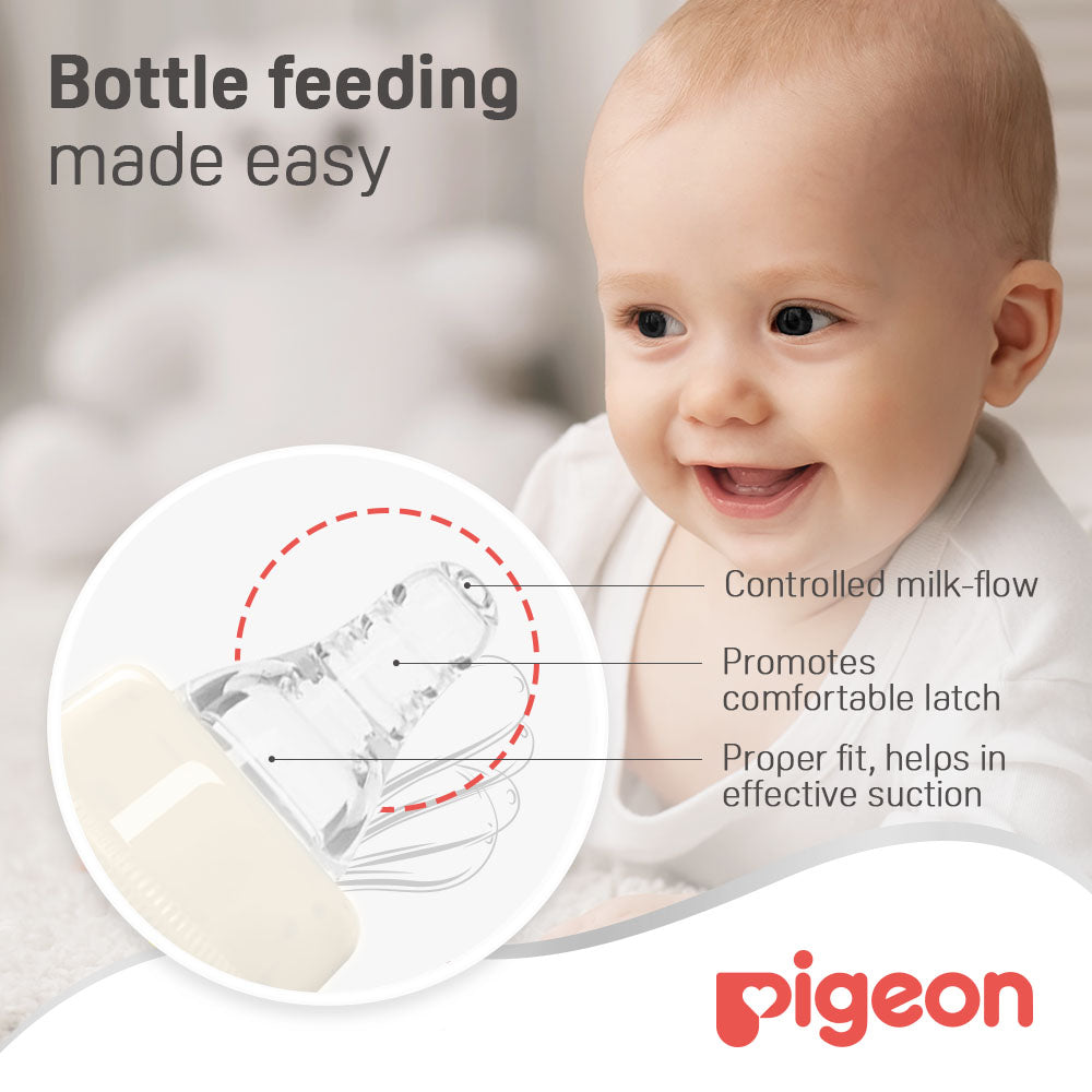 Pigeon Glass Bottle Sn Clear 120 Ml Pigeon Yallatoys