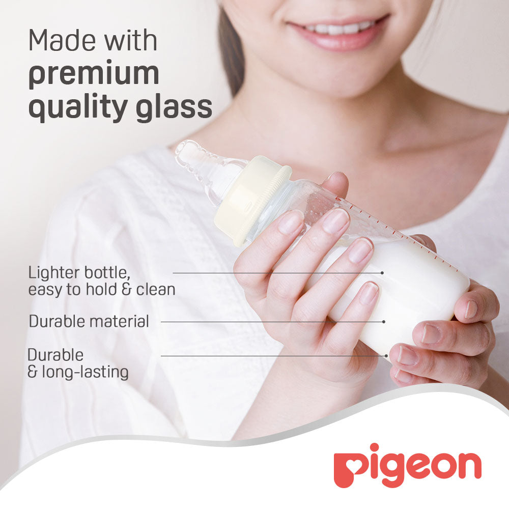 Pigeon Glass Bottle Sn Clear 120 Ml Pigeon Yallatoys