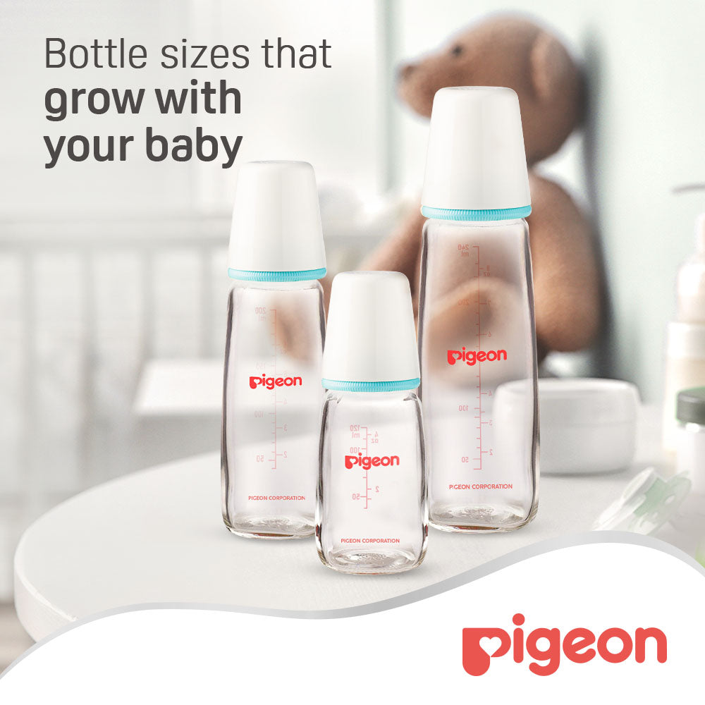 Pigeon Glass Bottle Sn White 120 Ml Pigeon Yallatoys
