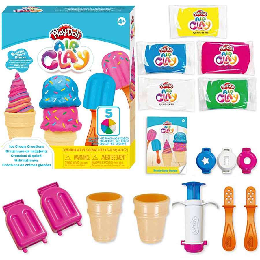 Buy Play Doh Air Clay Ice Cream Creations | Yallatoys.com