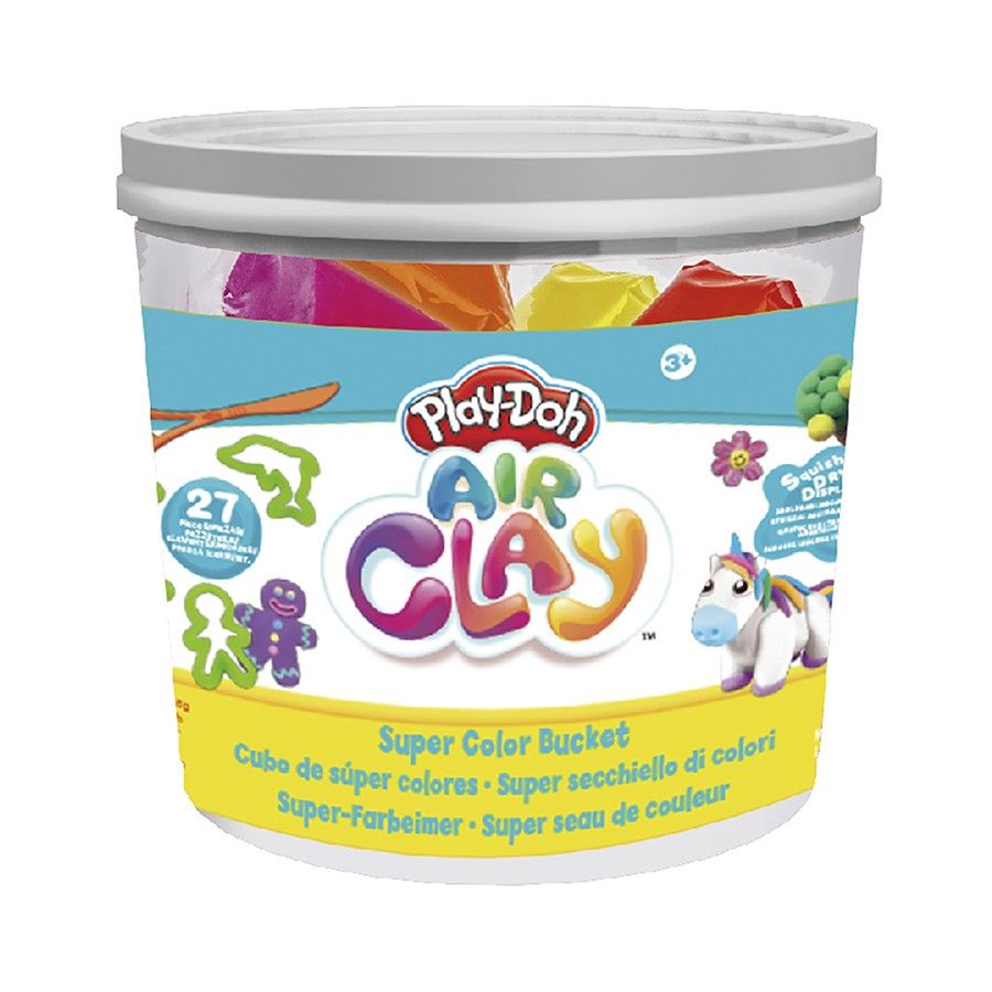 Buy Play Doh Air Clay Super Colour Bucket | Yallatoys.com