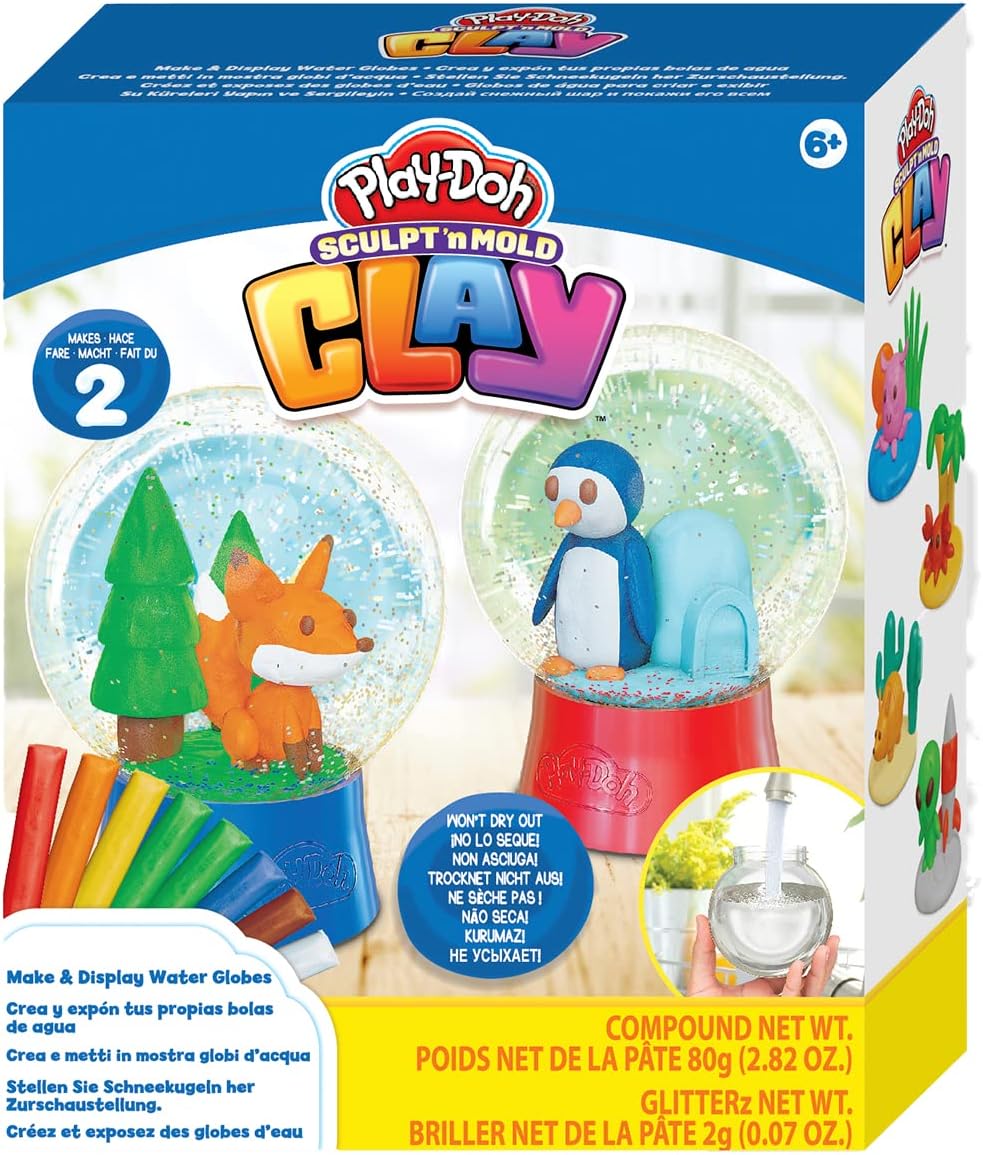 Buy Play Doh Sculpt n Mold Clay Make & Display Water Globes | Yallatoys.com