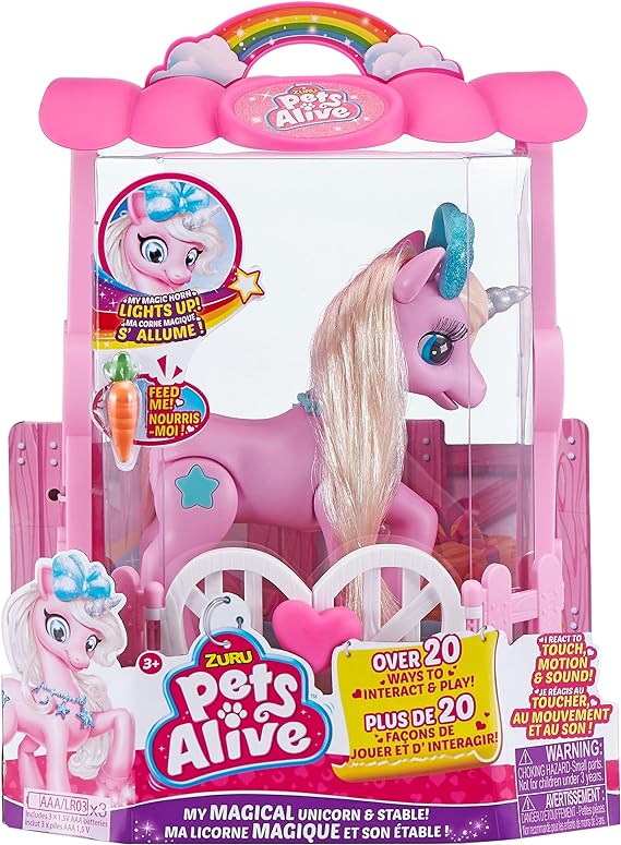 Buy Pets Alive My Magical Unicorn in Stable (Sold Separately Subjected to Availability) | Yallatoys.com