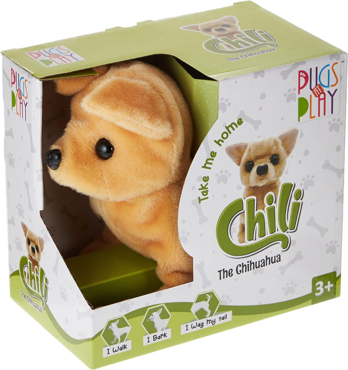 Buy Pugs At Play Walking Chili 6.5inch | Yallatoys.com