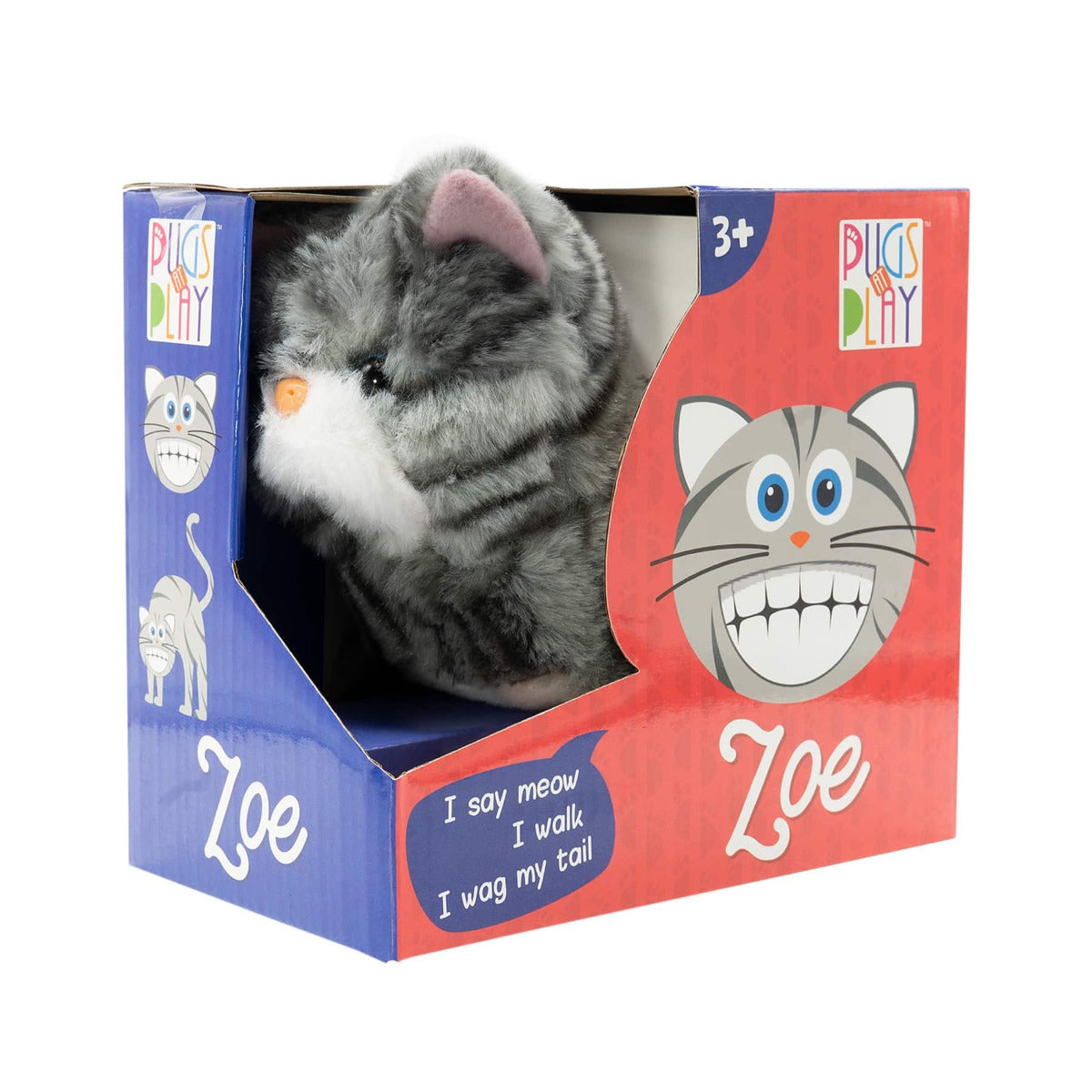 Buy Pugs At Play Walking Zoe 6.5inch | Yallatoys.com