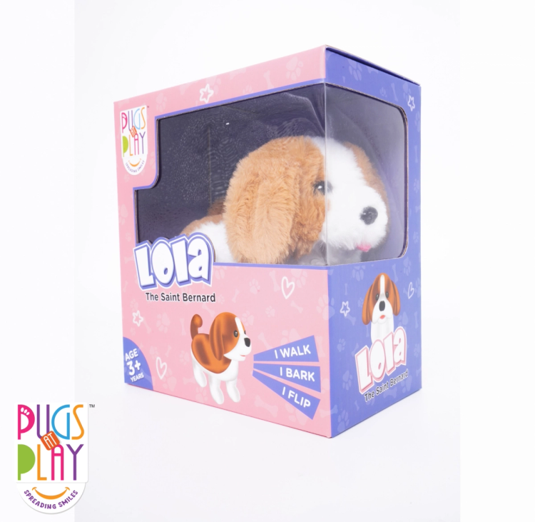 Buy Pugs At Play Flipping Lola | Yallatoys.com