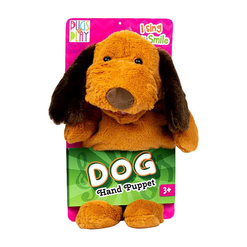 Buy Pugs At Play Sing Smile Dog Hand Puppet | Yallatoys.com