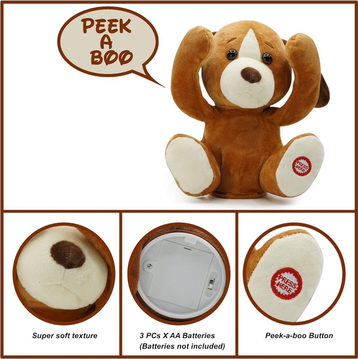 Buy Pugs At Play Peek A Boo Dash Dog | Yallatoys.com