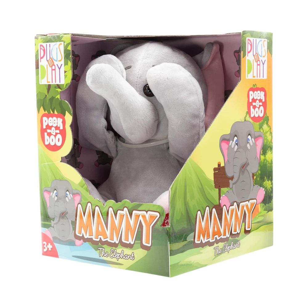 Buy Pugs At Play Peek A Boo Manny Elephant | Yallatoys.com