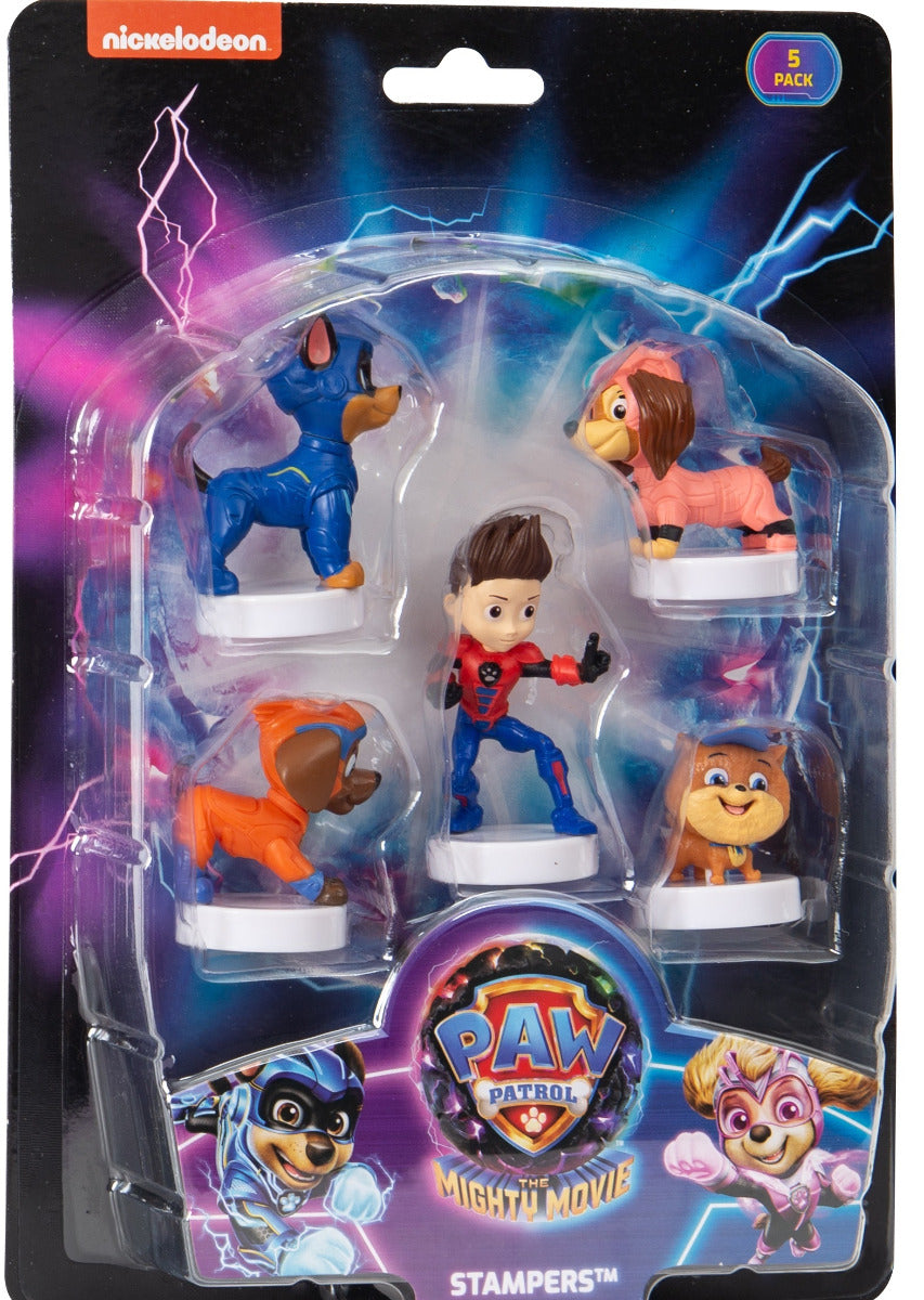 Buy Paw Patrol The Mighty Movie stampers Blister 5 Pack (Sold Separately Subject to Availability) | Yallatoys.com