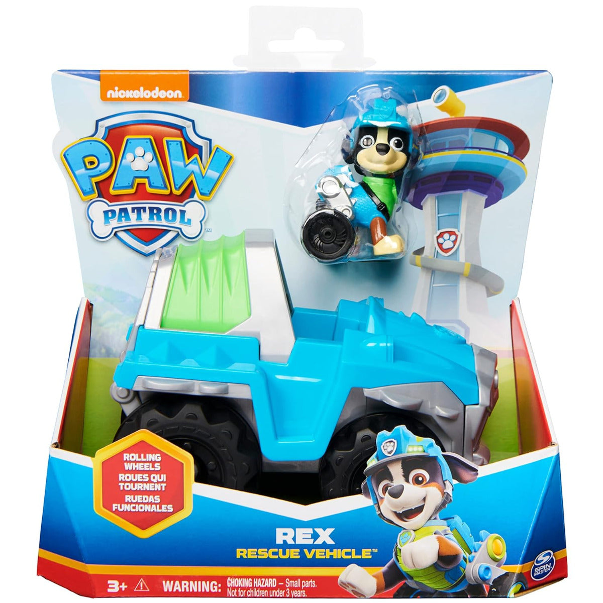 Buy Paw Patrol Rex Basic Vehicle with Collectible Figure | Yallatoys.com