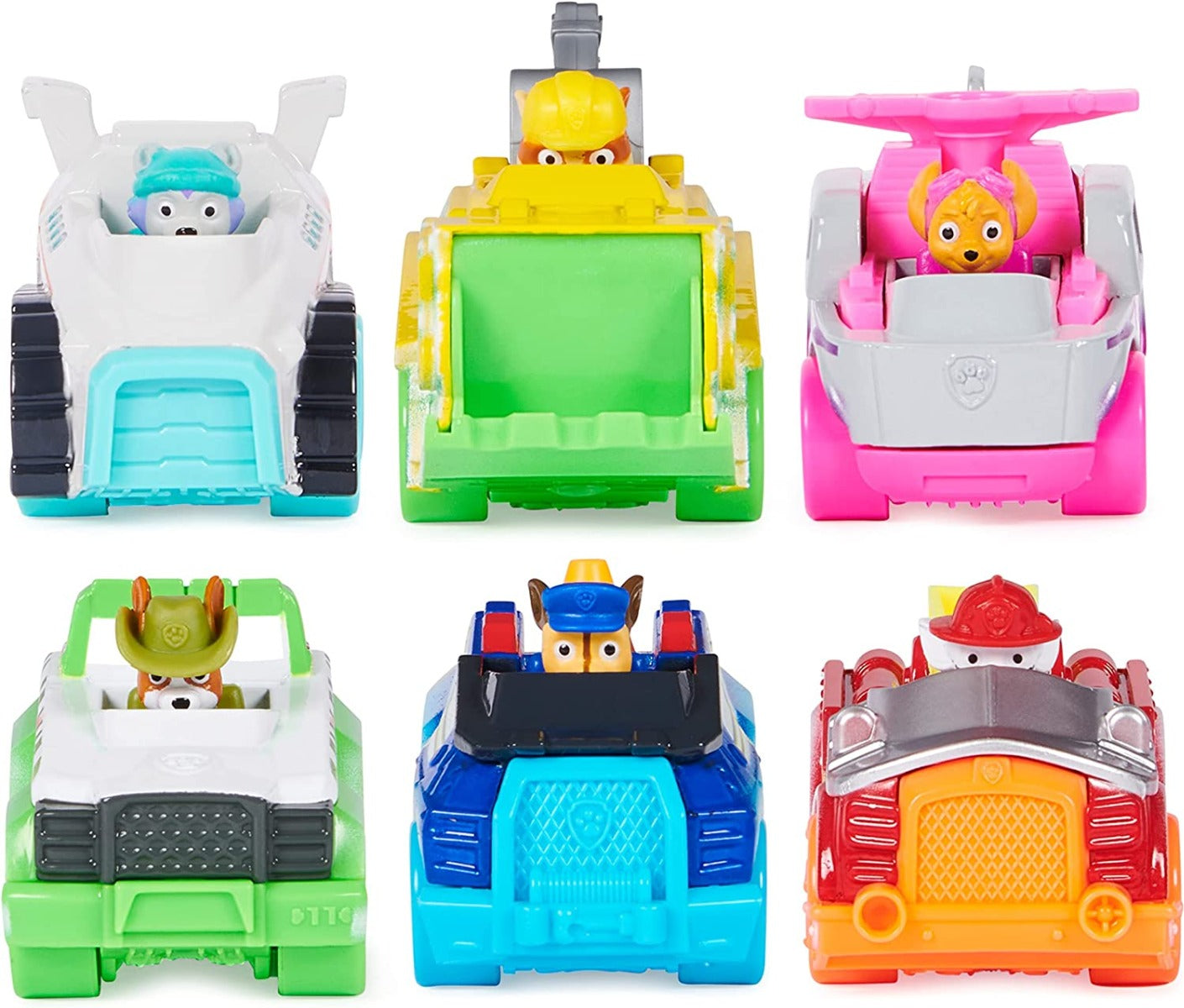 Buy Paw Patrol Neon Rescue Vehicle Gift Pack of 6 Collectible Die Cast | Yallatoys.com