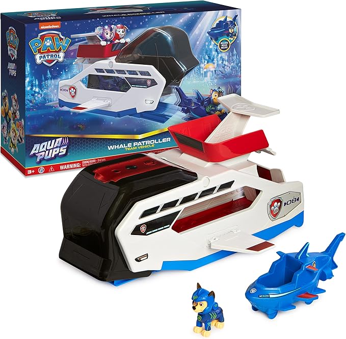 Buy Paw Patrol Aqua Pups Whale Patroller Team Vehicle | Yallatoys.com
