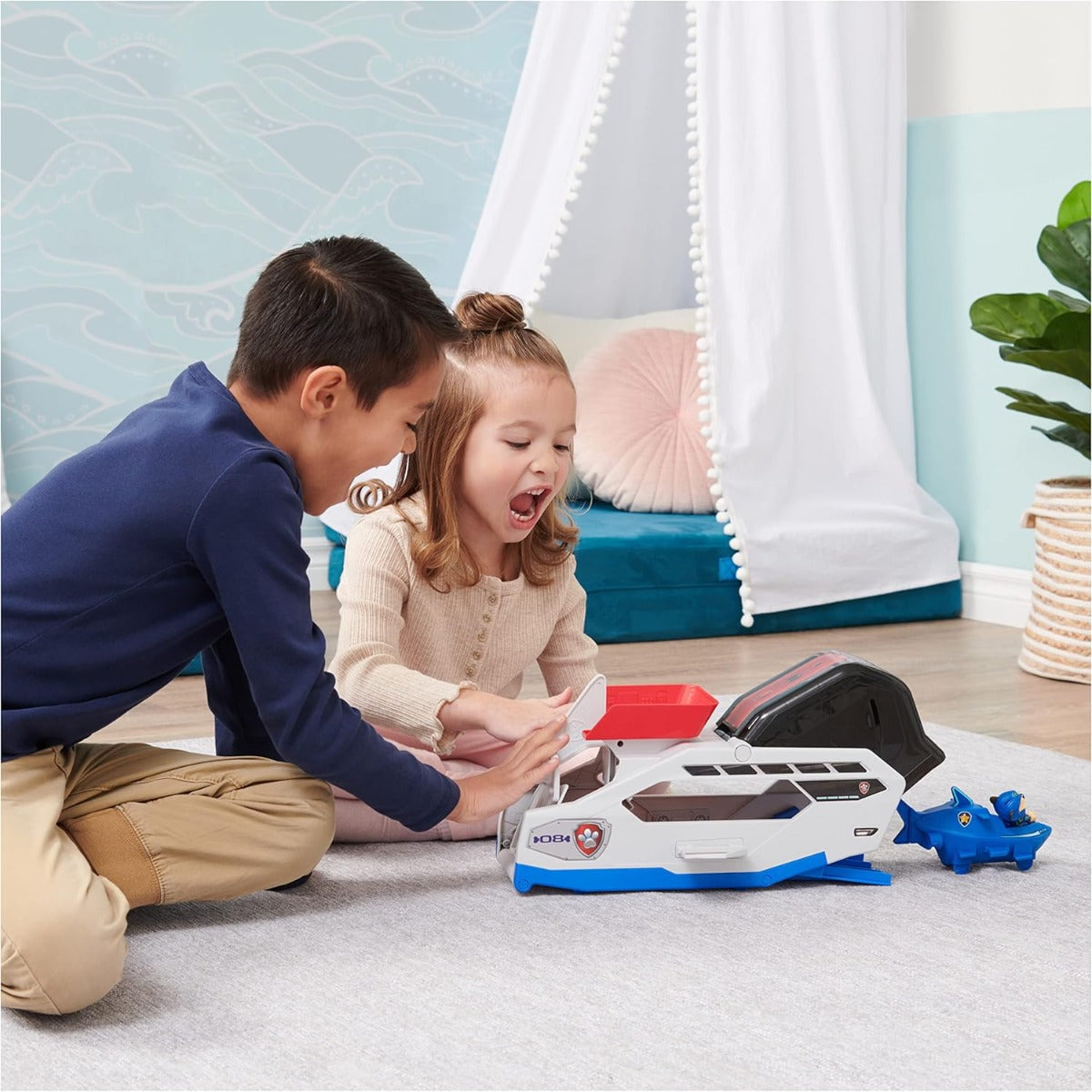 Buy Paw Patrol Aqua Pups Whale Patroller Team Vehicle | Yallatoys.com