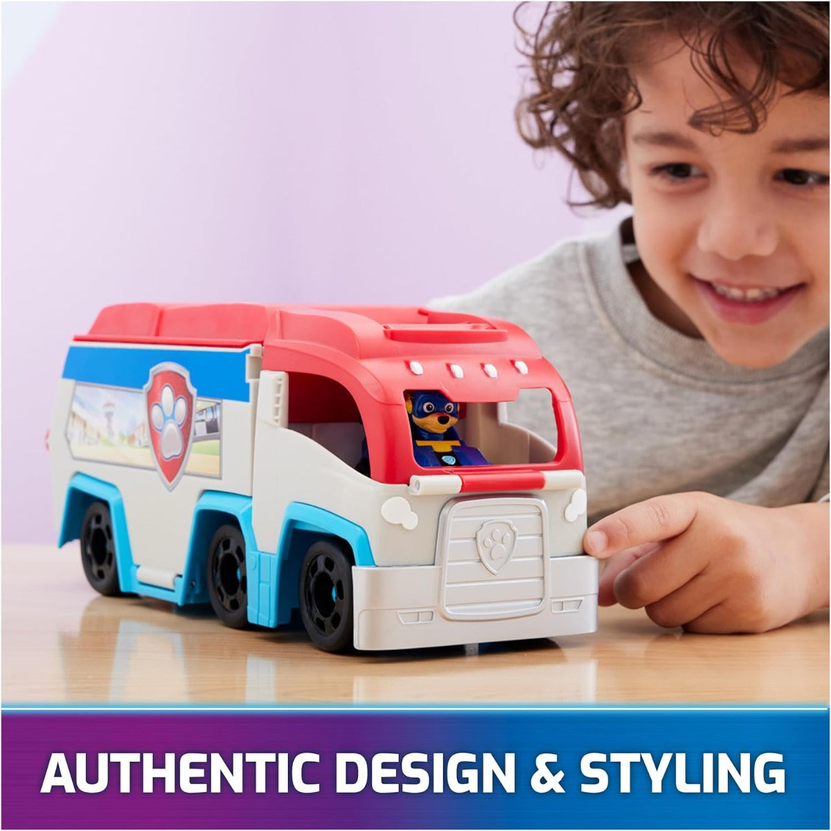 Buy Paw Patrol The Mighty Movie Pup Squad Patroller Toy Truck with Collectible Mighty Pups Chase | Yallatoys.com