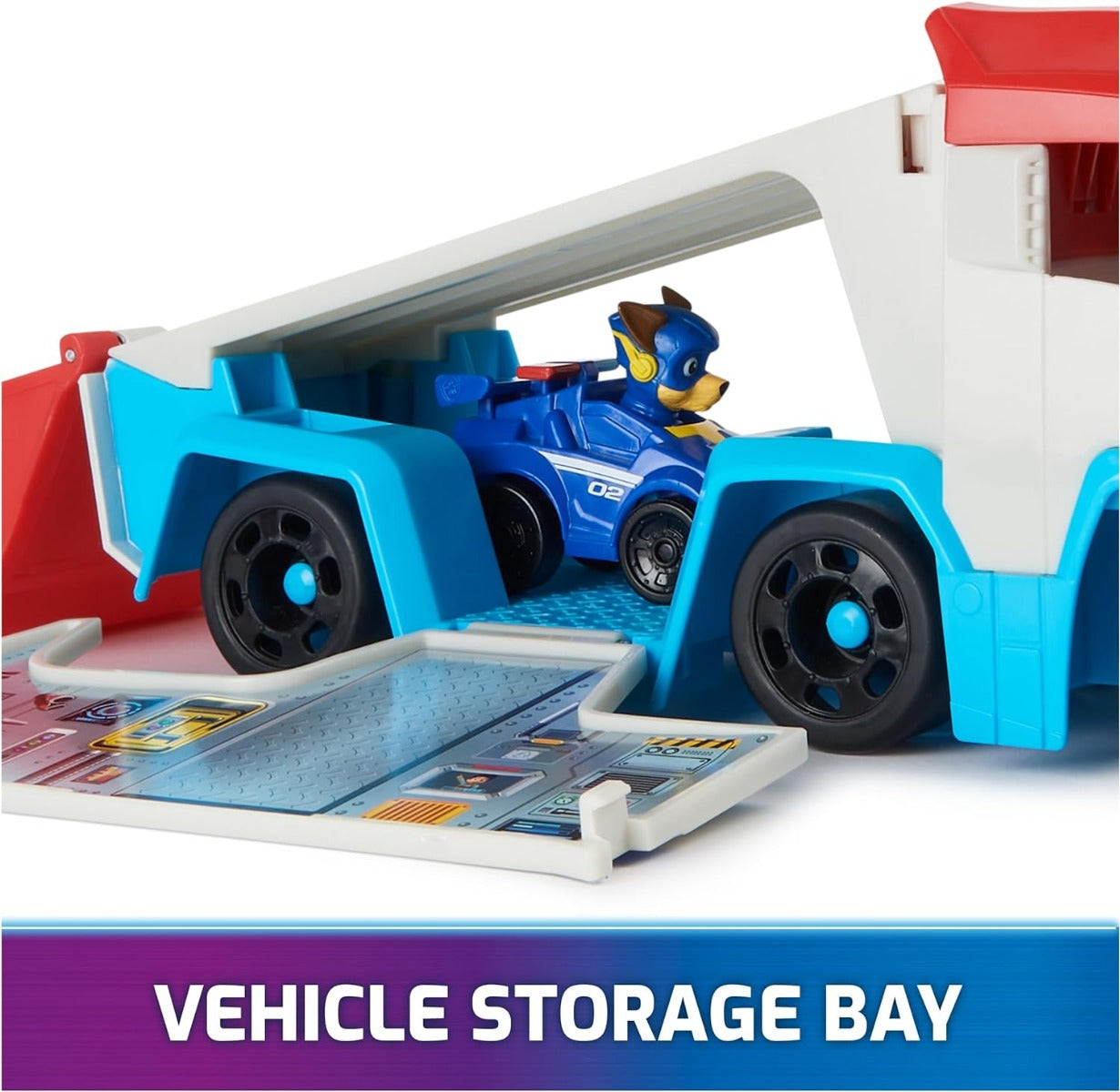 Buy Paw Patrol The Mighty Movie Pup Squad Patroller Toy Truck with Collectible Mighty Pups Chase | Yallatoys.com