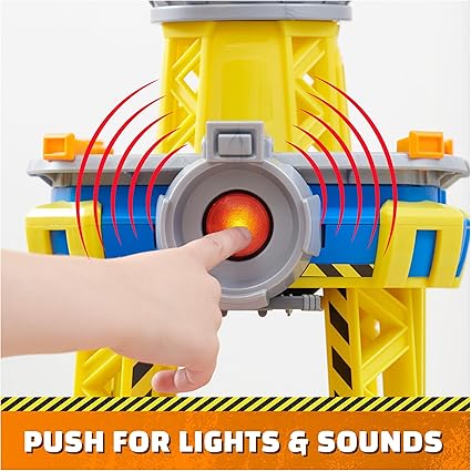Buy Paw Patrol Rubble and Crew Bark Yard Crane Tower Playset | Yallatoys.com