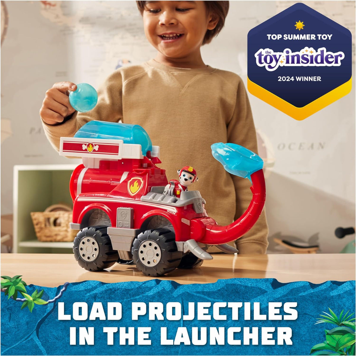 Buy Paw Patrol Jungle Marshall's Fire Truck | Yallatoys.com
